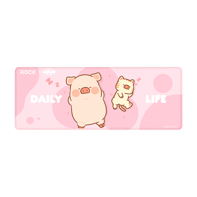 LuLu the Piggy Piggy Can Mouse Pad (Yellow) by Rock