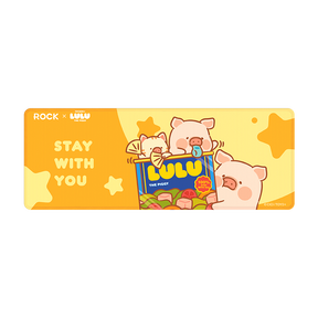 LuLu the Piggy Piggy Can Mouse Pad (Yellow) by Rock