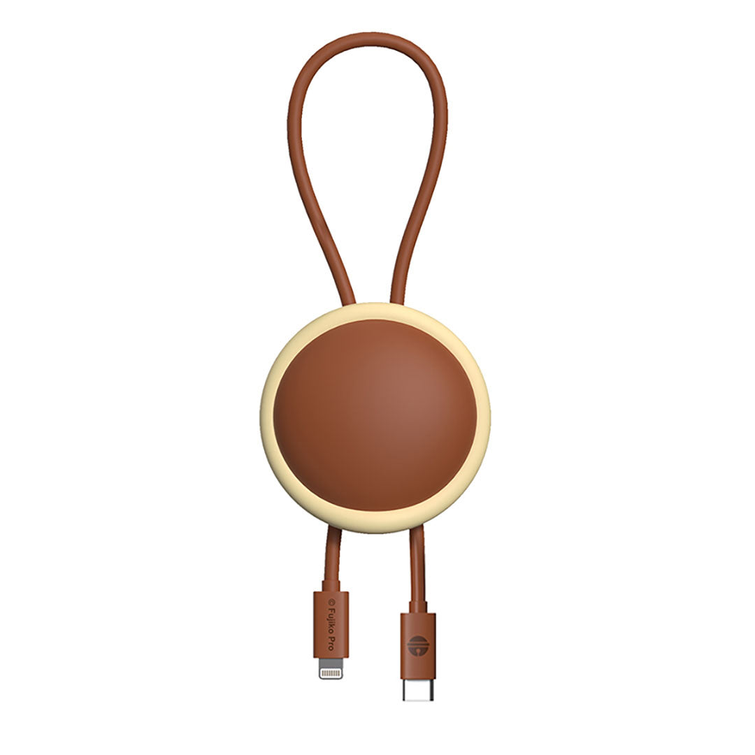 Dorayaki Doraemon Cable (C to L 27W )(Pink) by Rock