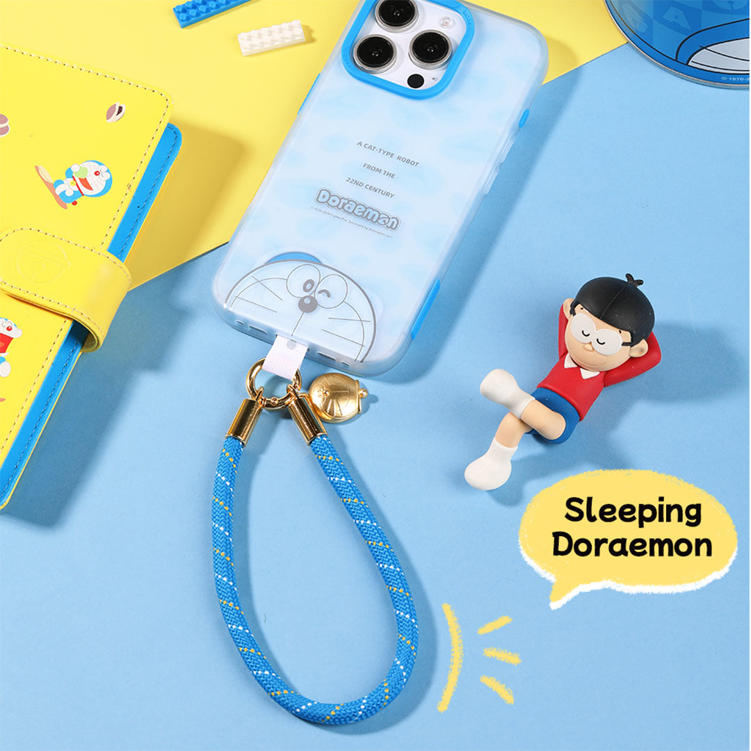 Sleeping Doraemon Charm (Blue) by Rock