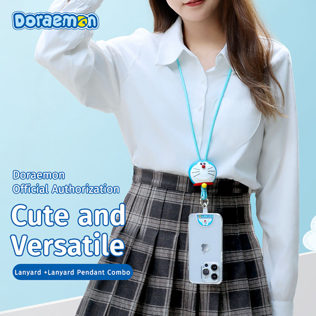 Pendant Combo Doraemon Lanyard (Blue) by Rock