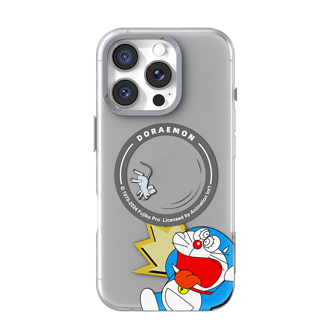 Doraemon In Share Magnetic Case (iPhone) (Grey) by Rock