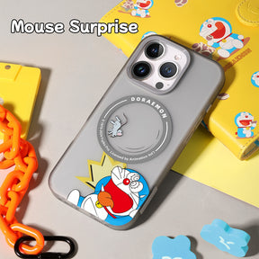 Doraemon In Share Magnetic Case (iPhone) (Grey) by Rock