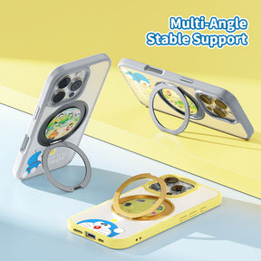 Doraemon Rotating Stand Magnetic Case (iPhone) (Yellow) by Rock