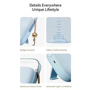 Doraemon Starlight Wireless Charging Lamp Speaker (Blue) by Rock
