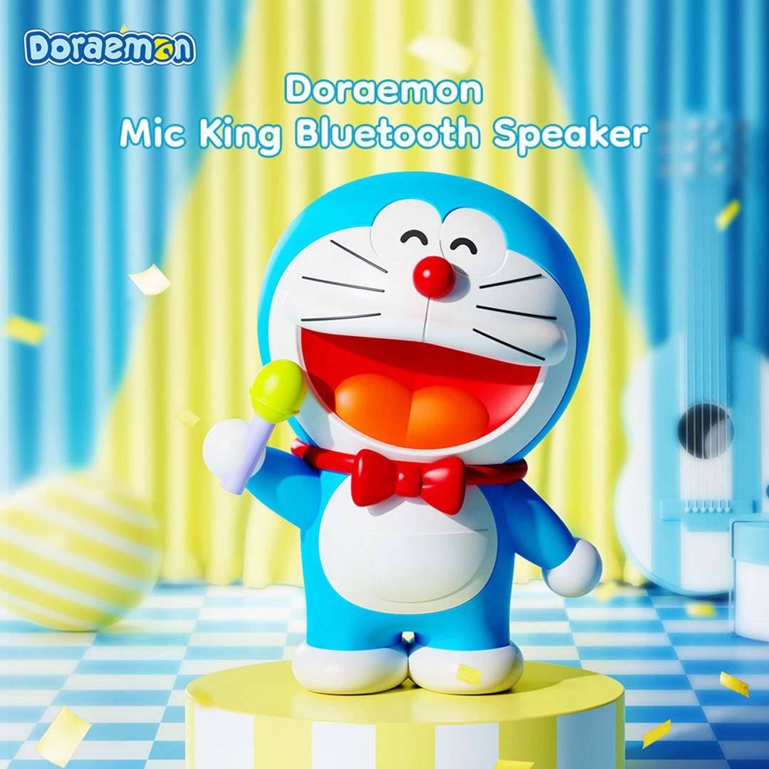 Doraemon Mic King Speaker (Blue) by Rock