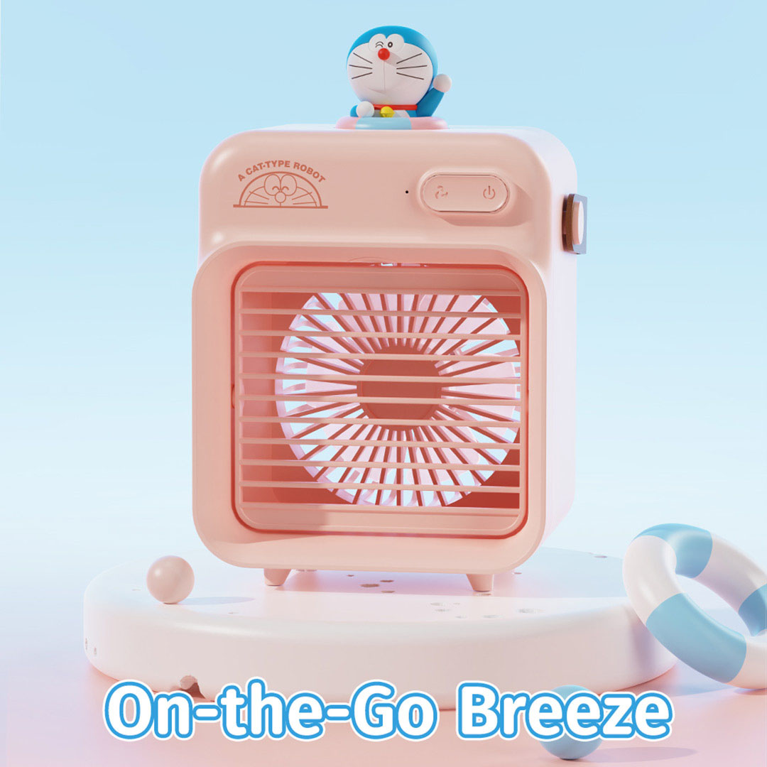 Doraemon Cooling Water Fan (Pink) by Rock