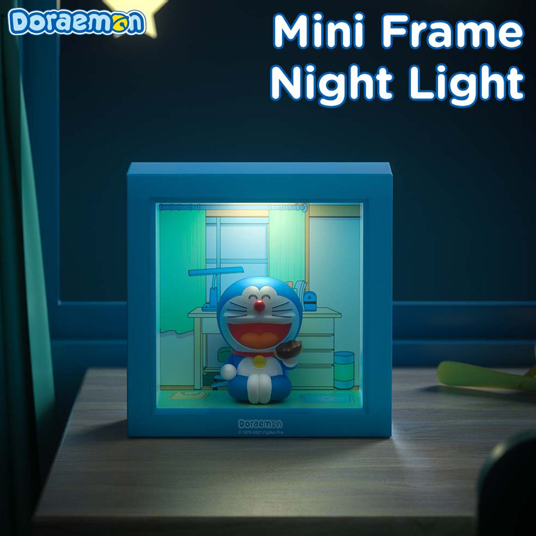 Doraemon Mini Frame Lamp (Blue) by Rock