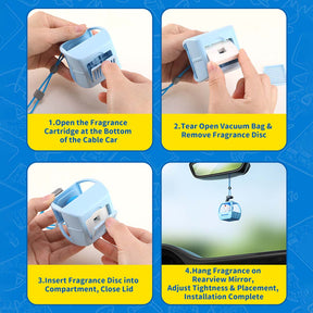 Doraemon Car Cabel Aroma Diffuser by Rock