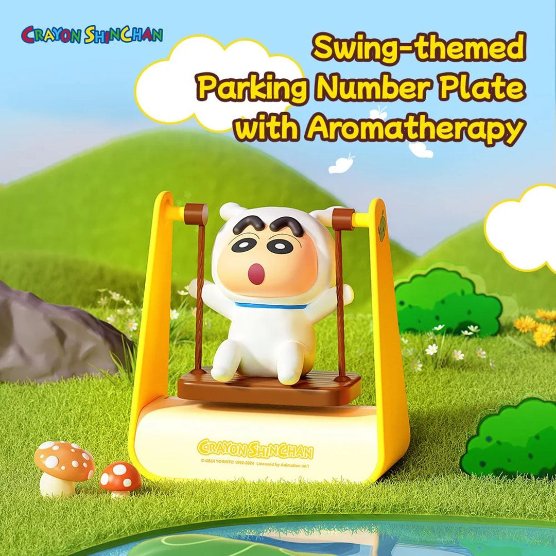 Crayon Shinchan Aroma Diffuser Parking Number Plate (Swing-themed) by Rock