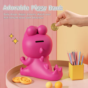 Crayon Shinchan Piggy Bank (Pink) by Rock