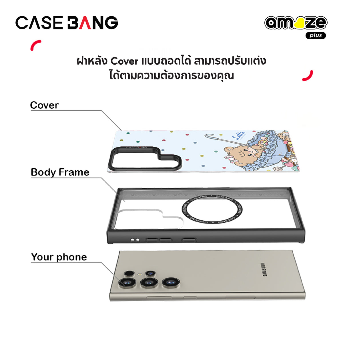 Candy Latte Mikko Phone Cover (Samsung S24 Ultra) By Casebang