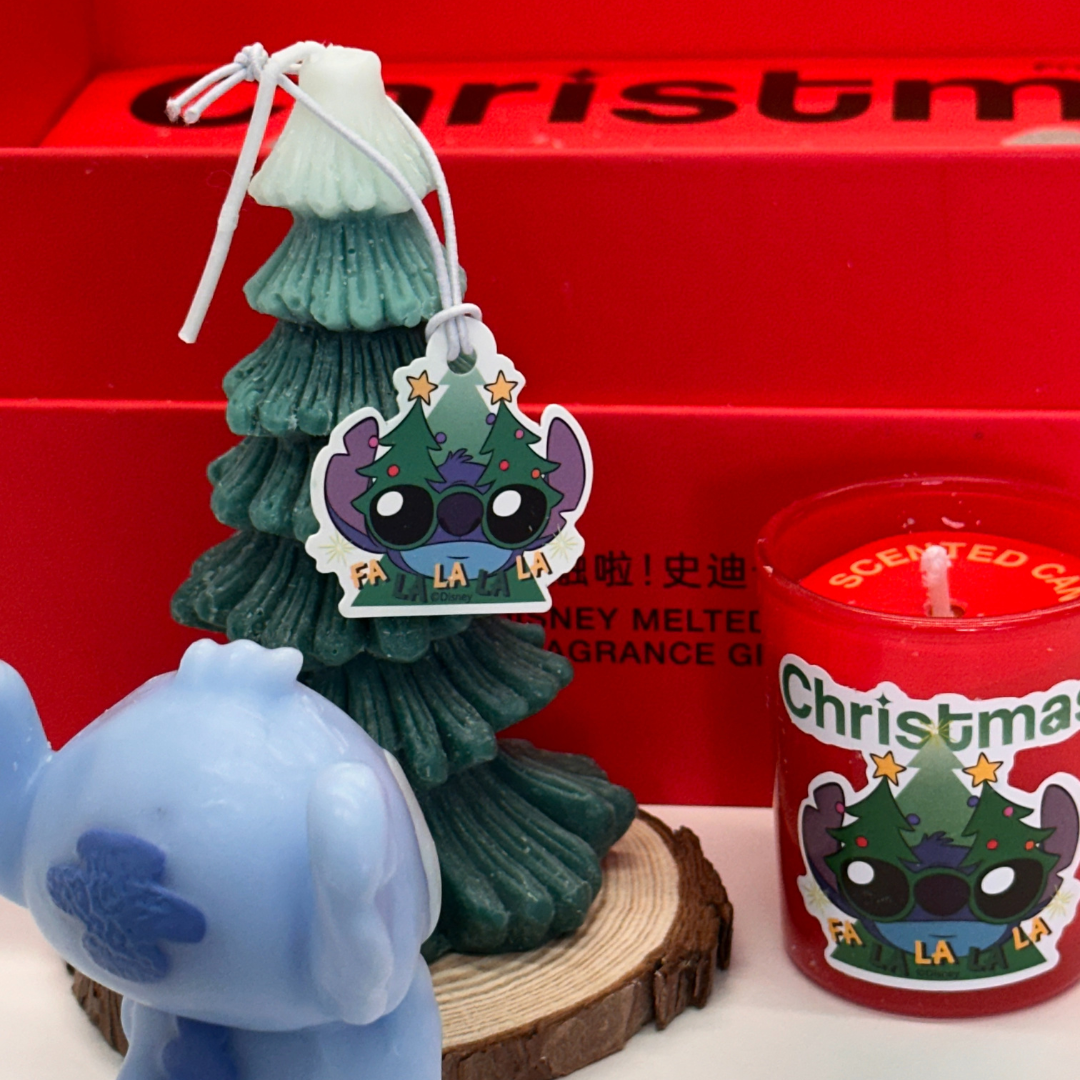 Stitch Christmas Limited Edition Gift Box Candle by Bestine