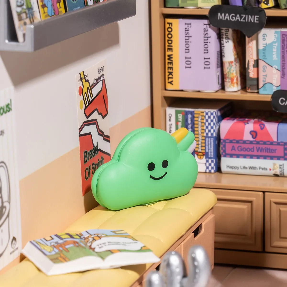 Super Creator Fascinating Book Store DIY Miniature House (DW004) by Rolife