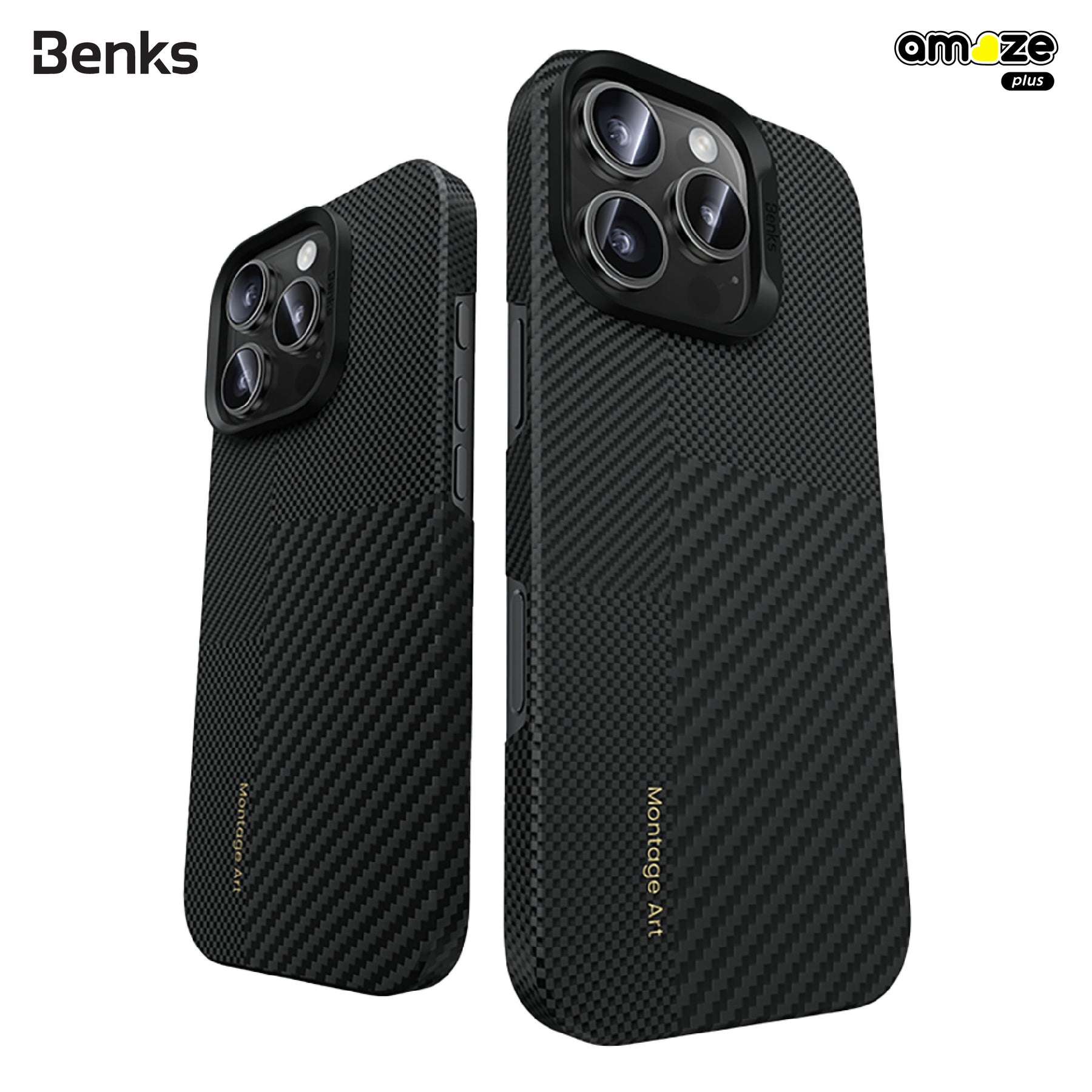 Montage ArmorAir 600D Case (iPhone 16 Pro / 16 Pro Max) (Black) By Benks