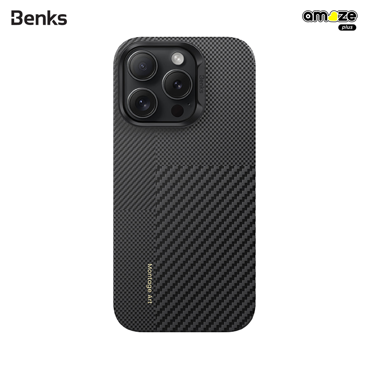 Montage ArmorAir 600D Case (iPhone 16 Pro / 16 Pro Max) (Black) By Benks