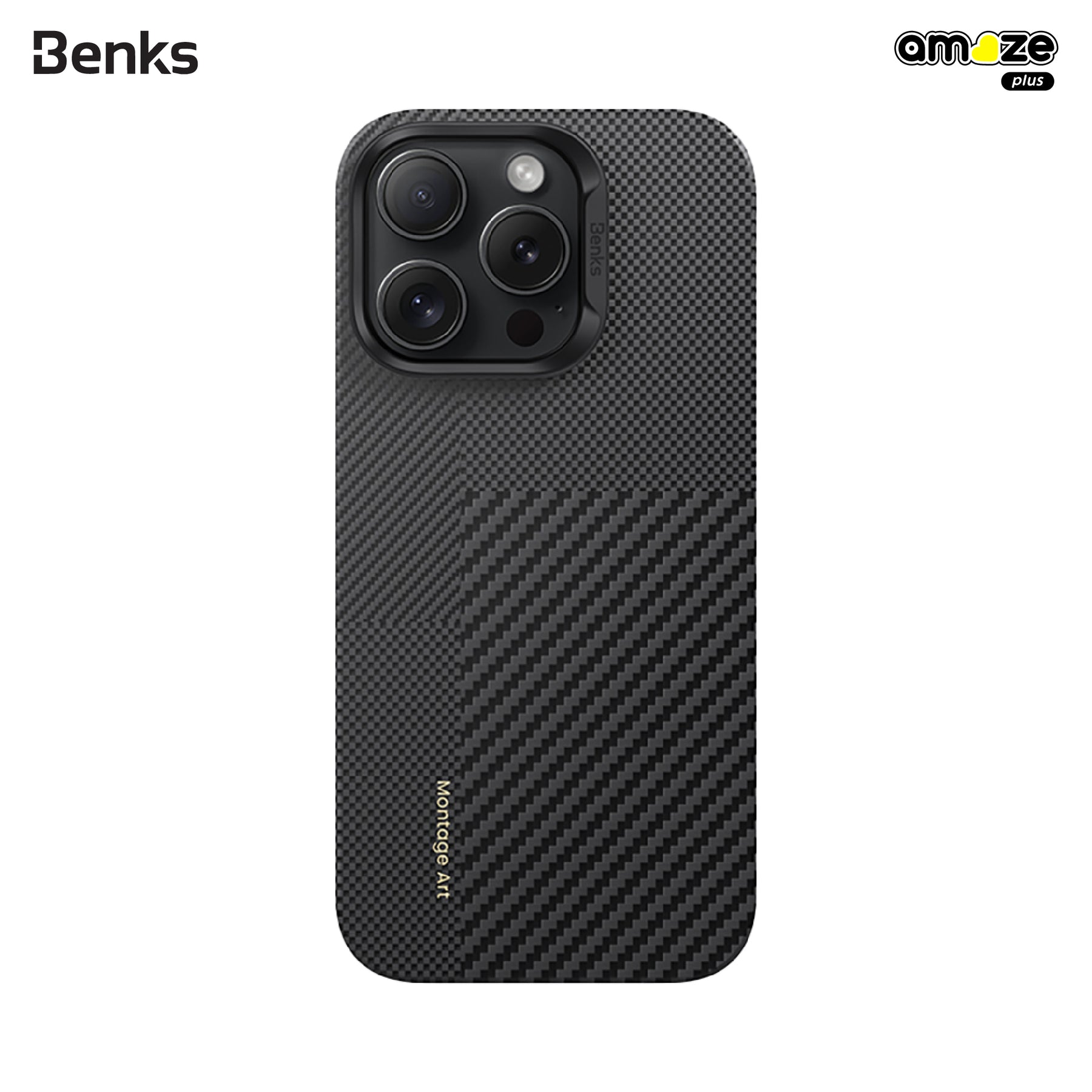 Montage ArmorAir 600D Case (iPhone 16 Pro / 16 Pro Max) (Black) By Benks