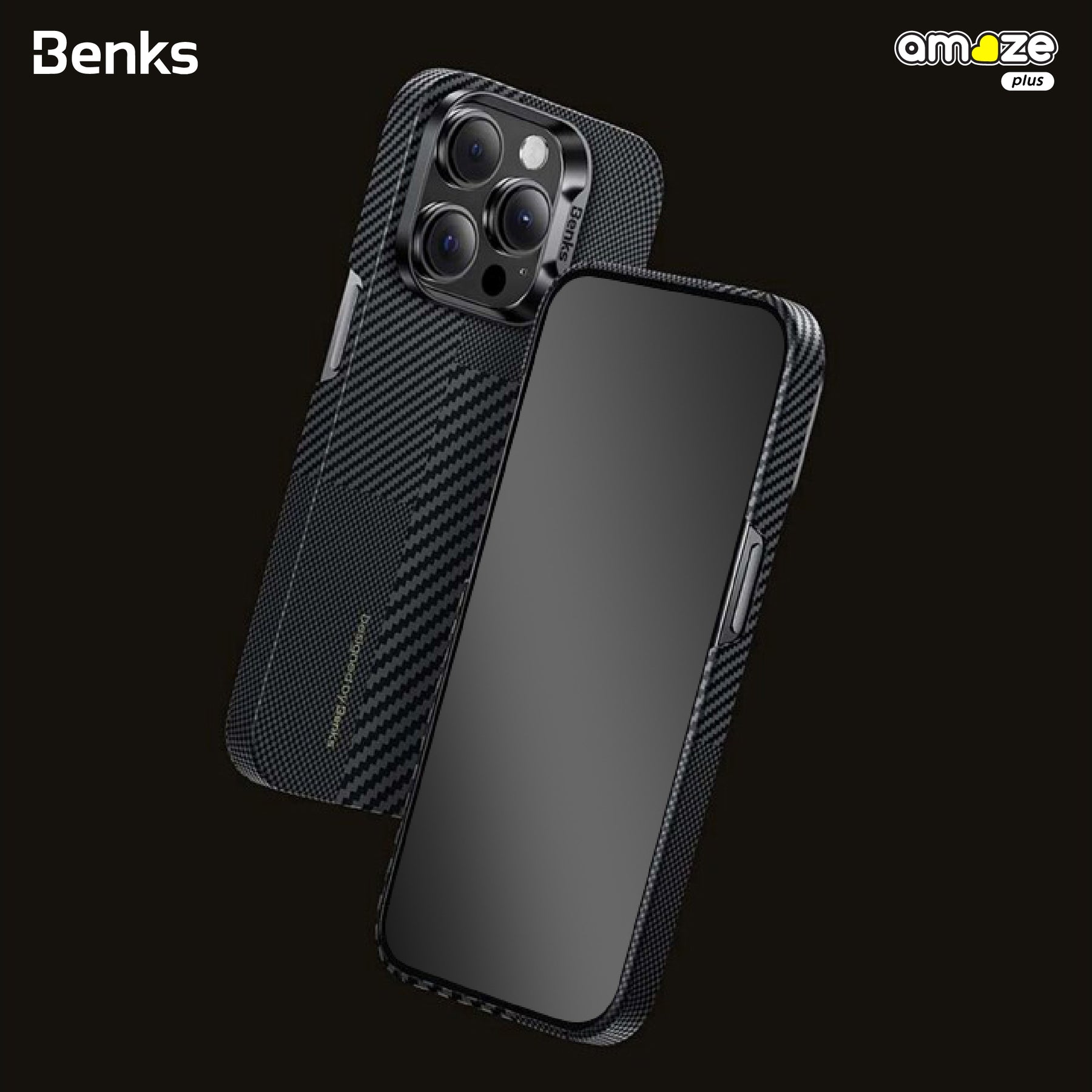 Montage ArmorAir 600D Case (iPhone 16 Pro / 16 Pro Max) (Black) By Benks