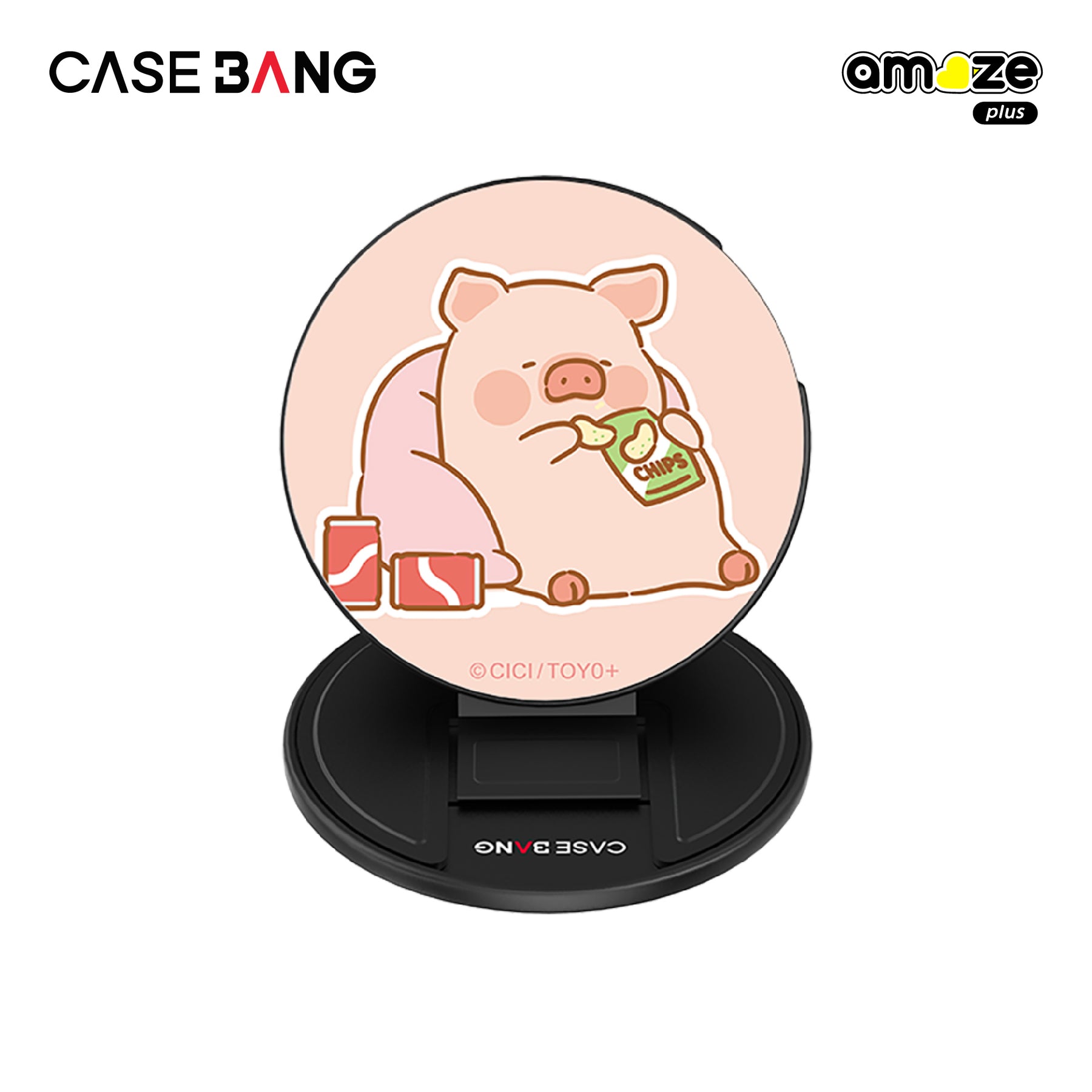 Gluttonous Piggy Lulu the Piggy Griptok Magsafe By Casebang