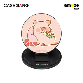 Gluttonous Piggy Lulu the Piggy Griptok Magsafe By Casebang