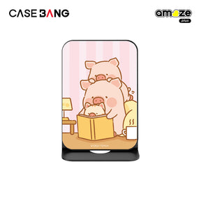 Lay Down Piggy Lulu the Piggy Wallet Magsafe Stand Cover By Casebang