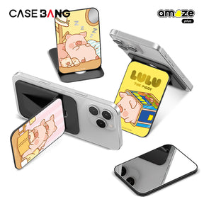 Canned Piggy Lulu the Piggy Wallet Magsafe Stand Cover By Casebang