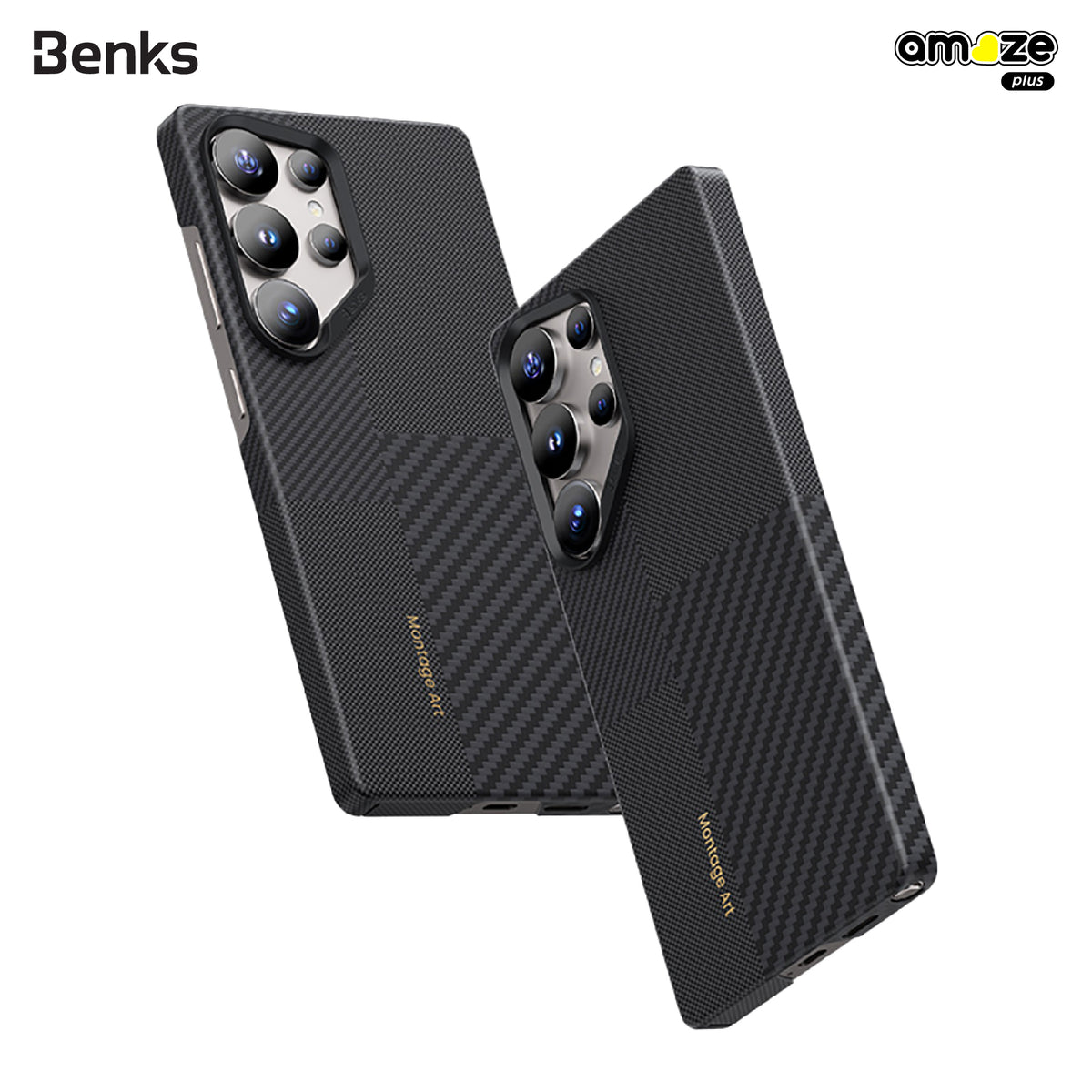 Montage ArmorAir 600D Case (Samsung S25 Ultra) (Black) By Benks