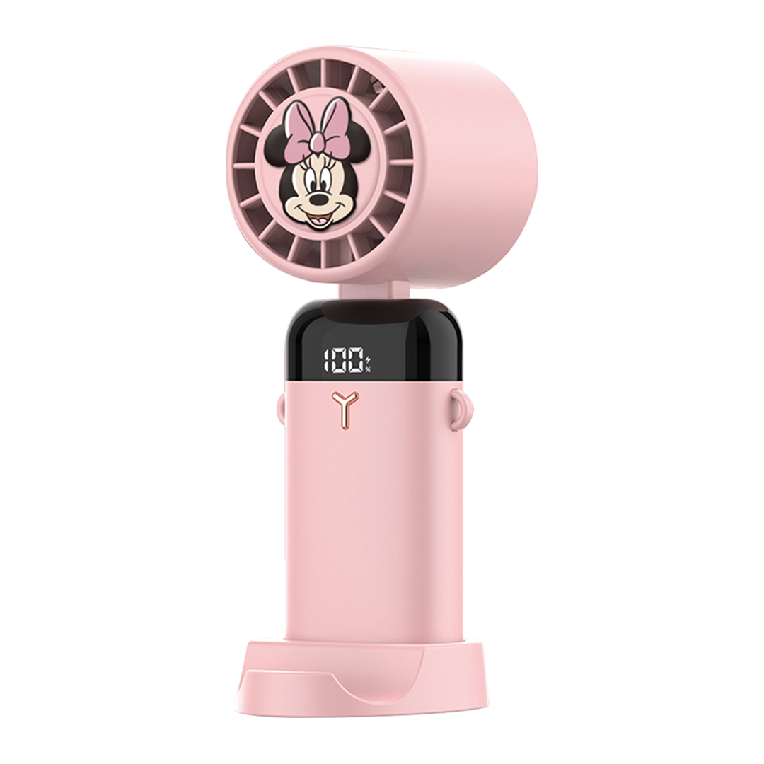 Minnie Mickey Mouse & Friends Digital Portable Fan (Pink) by Amaze Max