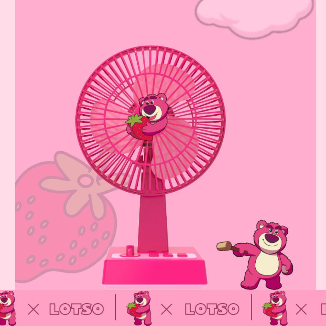 Lotso Toy Story Desktop Fan (Pink) by Amaze Max