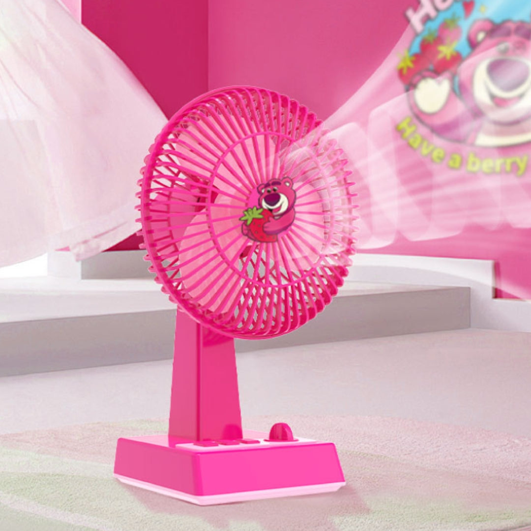Lotso Toy Story Desktop Fan (Pink) by Amaze Max
