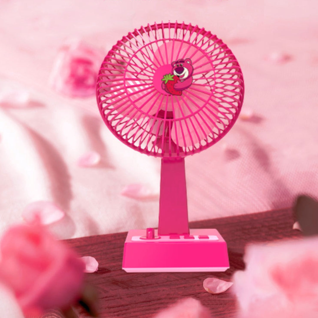Lotso Toy Story Desktop Fan (Pink) by Amaze Max