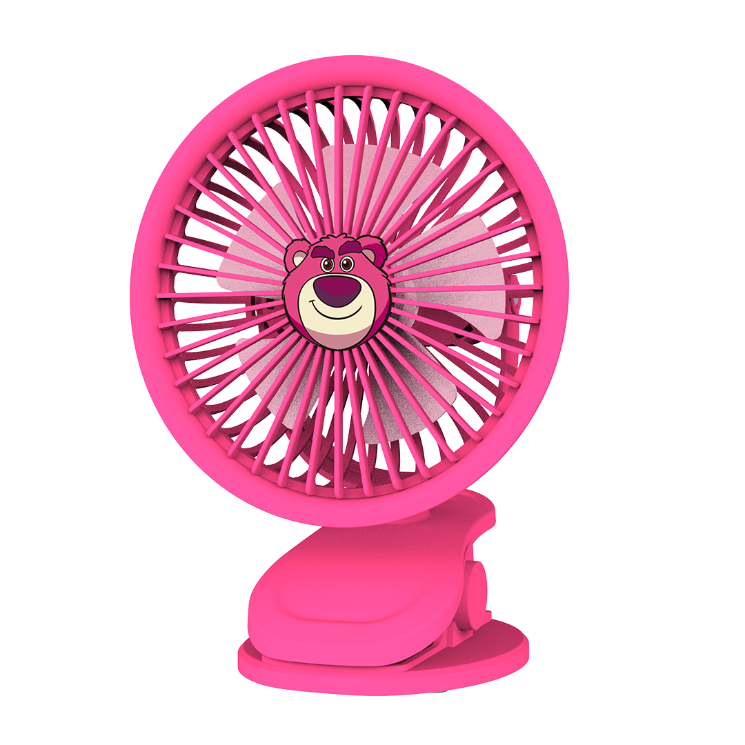 Lotso Toy Story Clip Desktop Fan (Pink) by Amaze Max