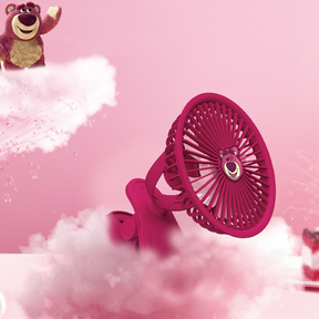 Lotso Toy Story Clip Desktop Fan (Pink) by Amaze Max