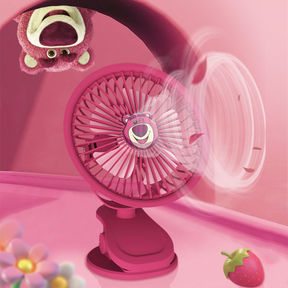 Lotso Toy Story Clip Desktop Fan (Pink) by Amaze Max