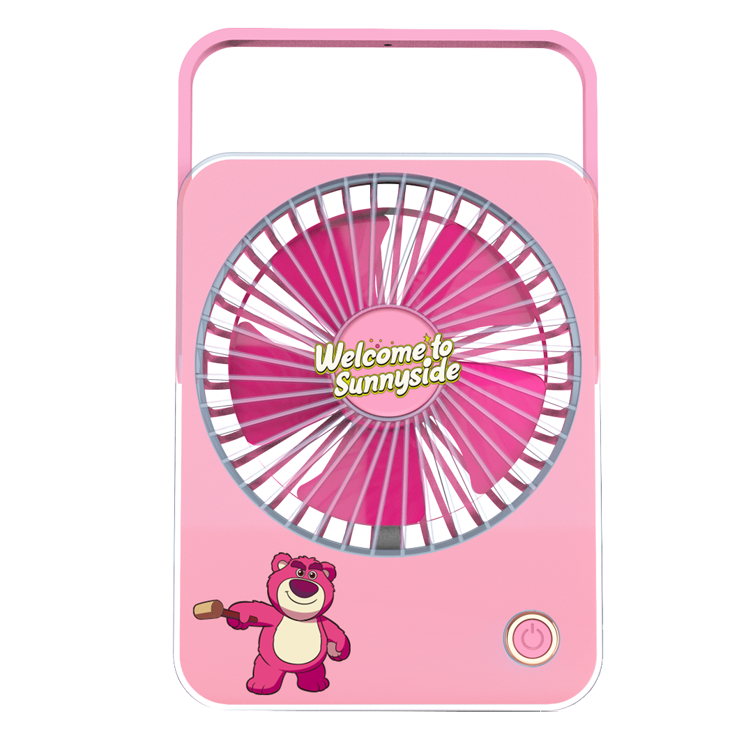 Lotso Toy Story Welcome to Sunnyside Desktop Fan (Pink) by Amaze Max