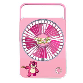 Lotso Toy Story Welcome to Sunnyside Desktop Fan (Pink) by Amaze Max